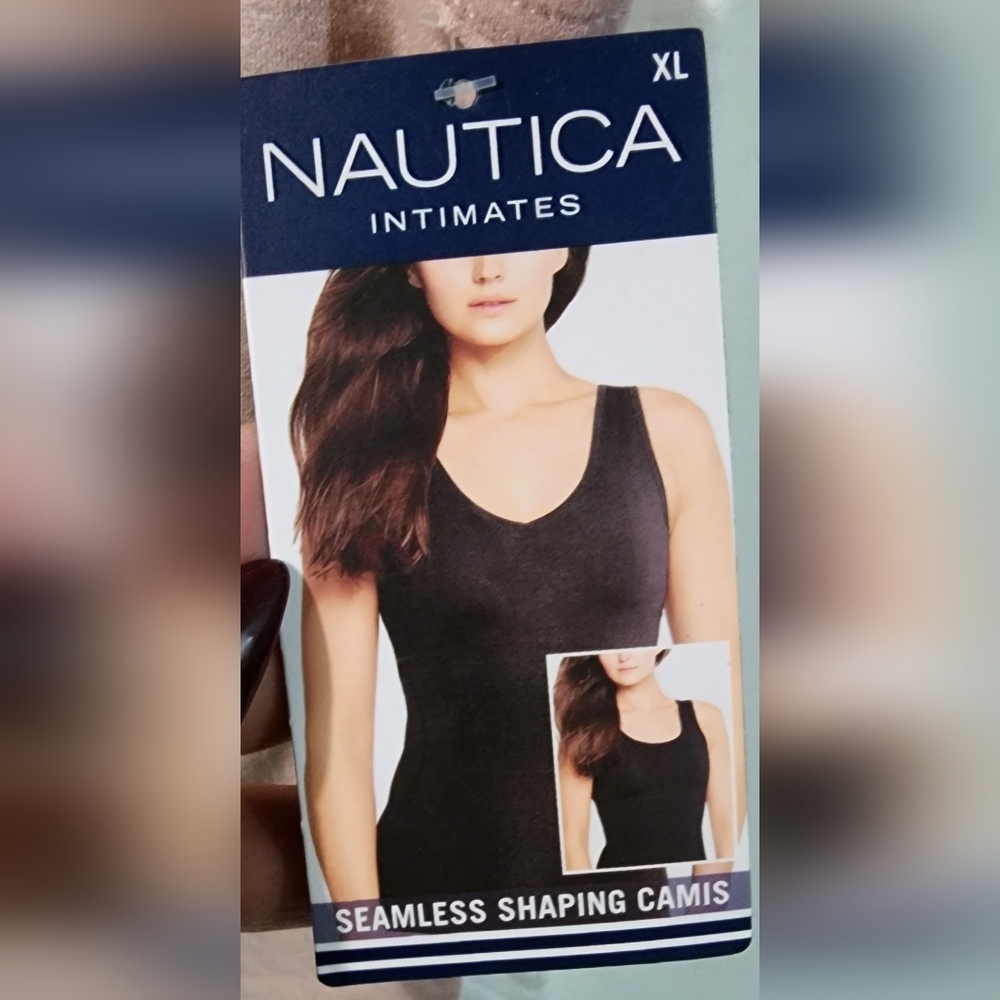 NWT Nautica Seamless shaping Camis Tanks 2 pairs size:XL